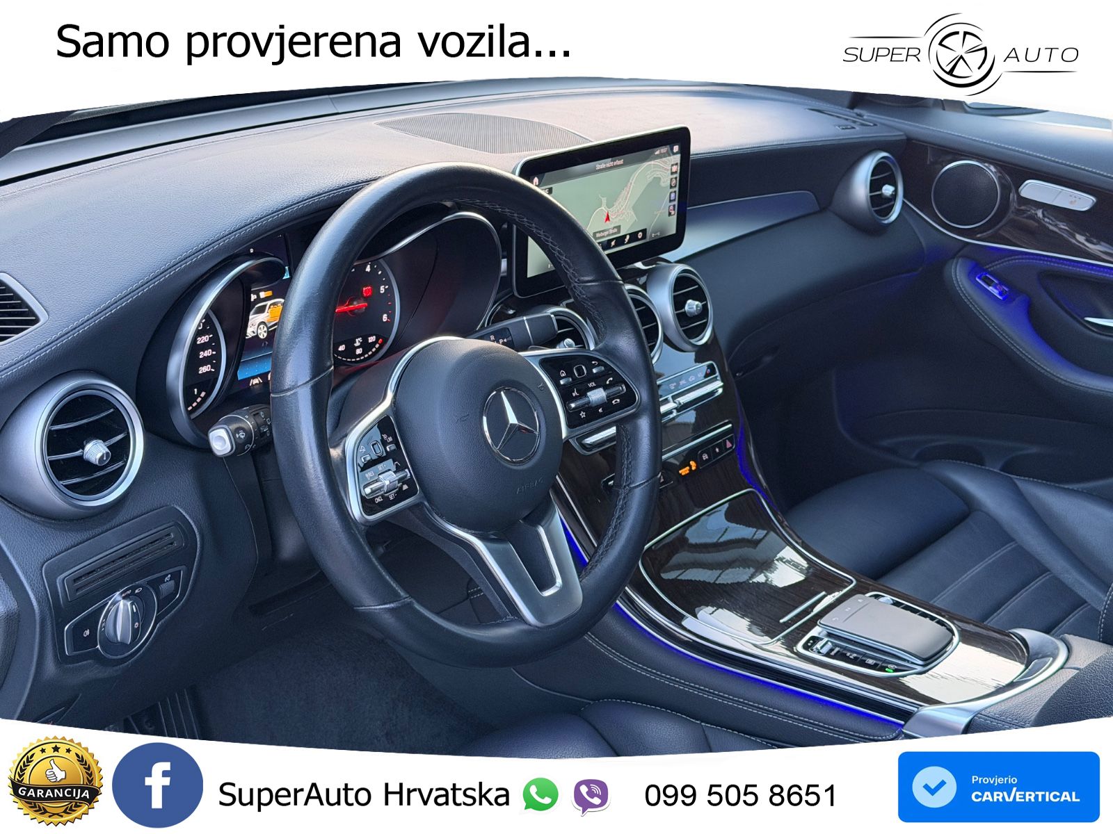 Mercedes GLC 300d (245 KS) 4MATIC G-TRONIC LED+GR SJED+ACC