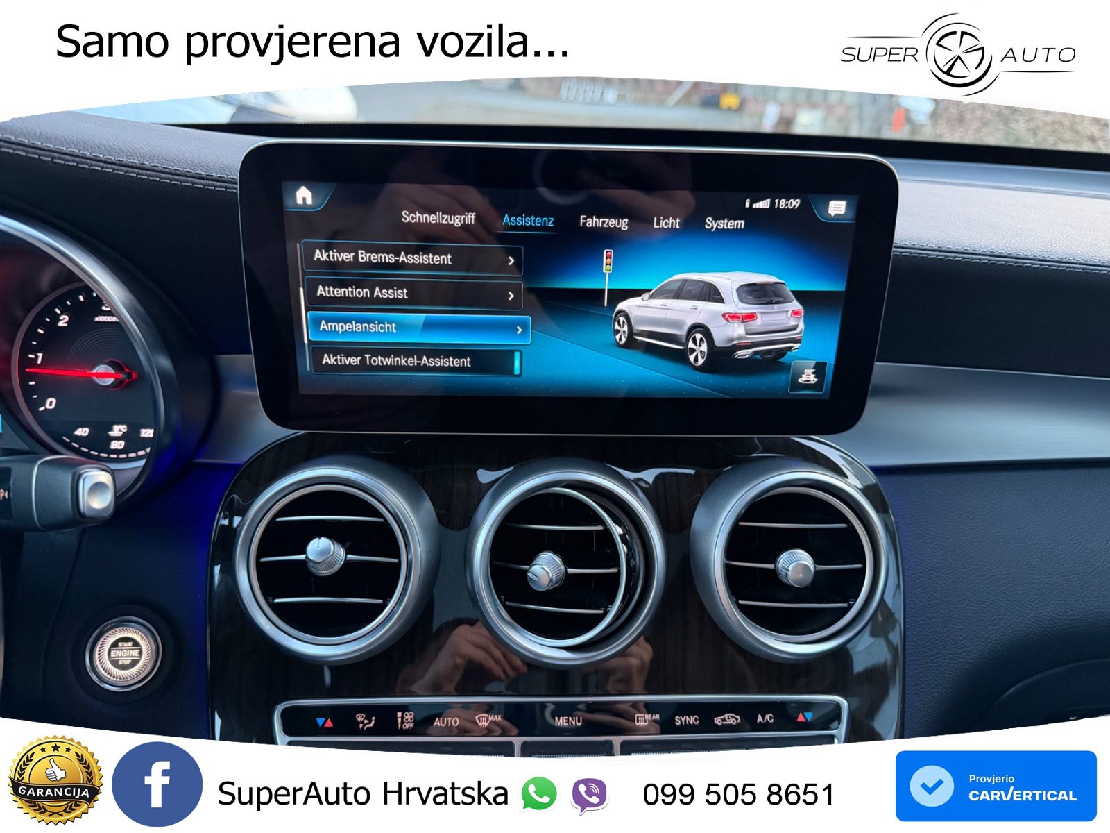 Mercedes GLC 300d (245 KS) 4MATIC G-TRONIC LED+GR SJED+ACC