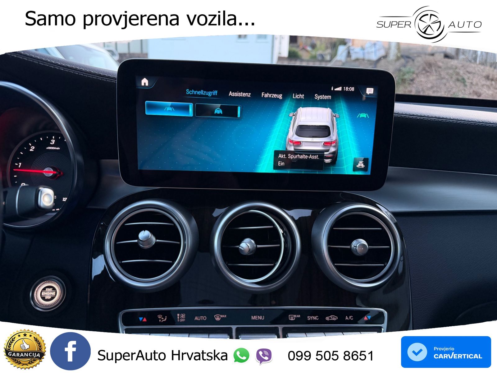 Mercedes GLC 300d (245 KS) 4MATIC G-TRONIC LED+GR SJED+ACC