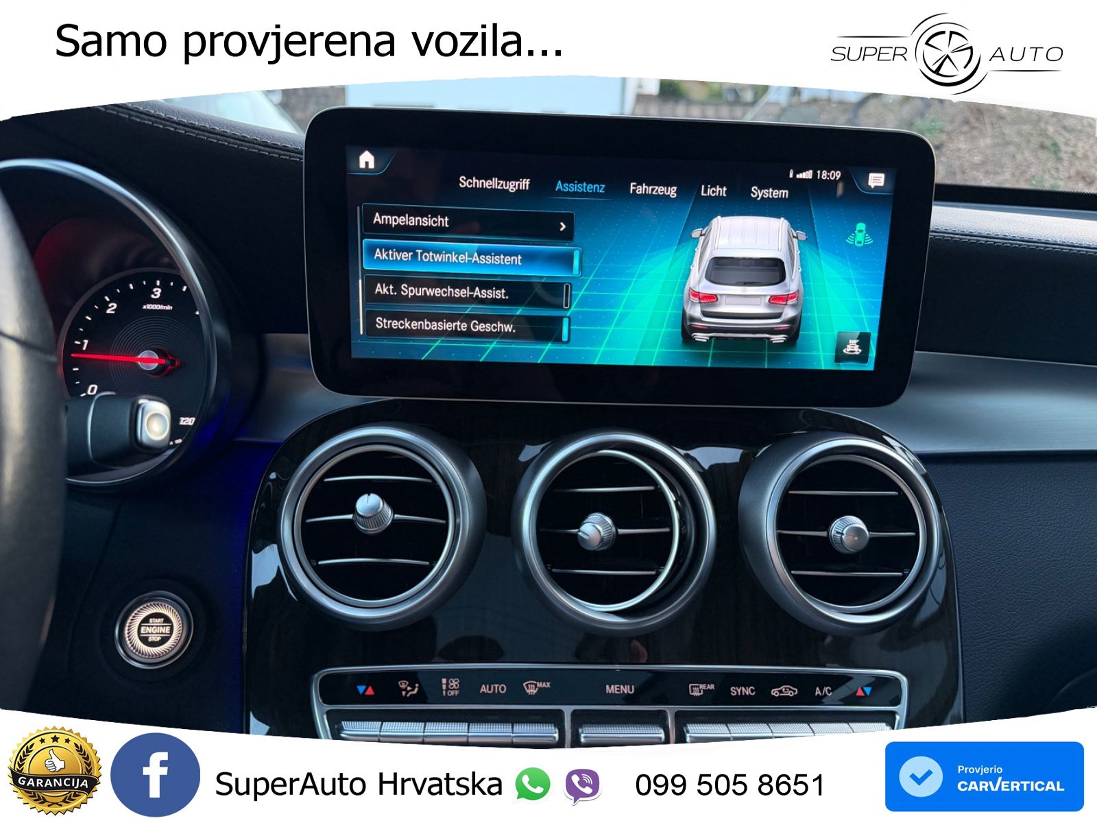 Mercedes GLC 300d (245 KS) 4MATIC G-TRONIC LED+GR SJED+ACC
