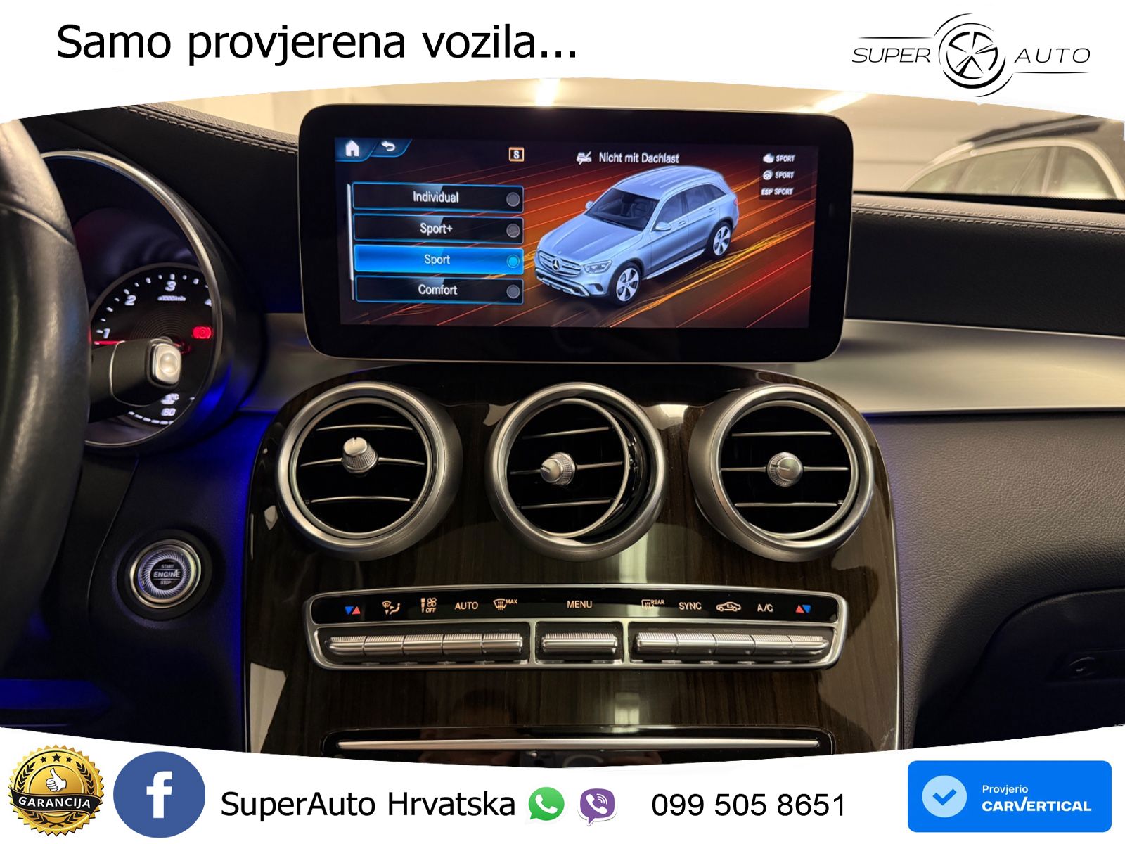 Mercedes GLC 300d (245 KS) 4MATIC G-TRONIC LED+GR SJED+ACC