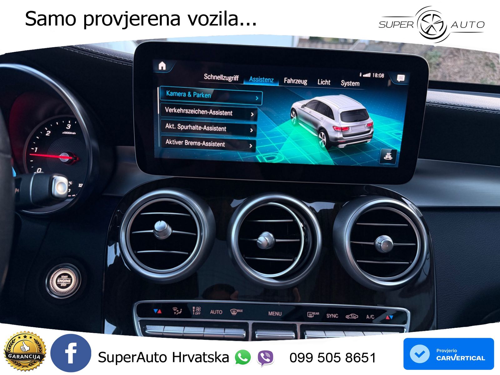 Mercedes GLC 300d (245 KS) 4MATIC G-TRONIC LED+GR SJED+ACC