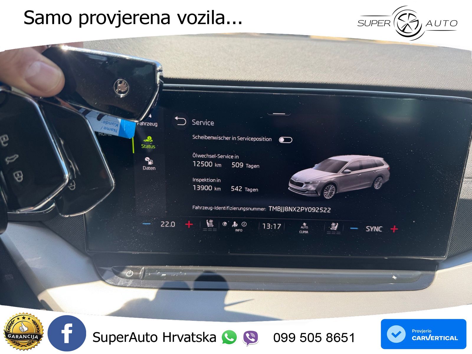 Škoda Octavia Combi 2.0 TDI (150 KS) DSG LED+GR SJED+ACC