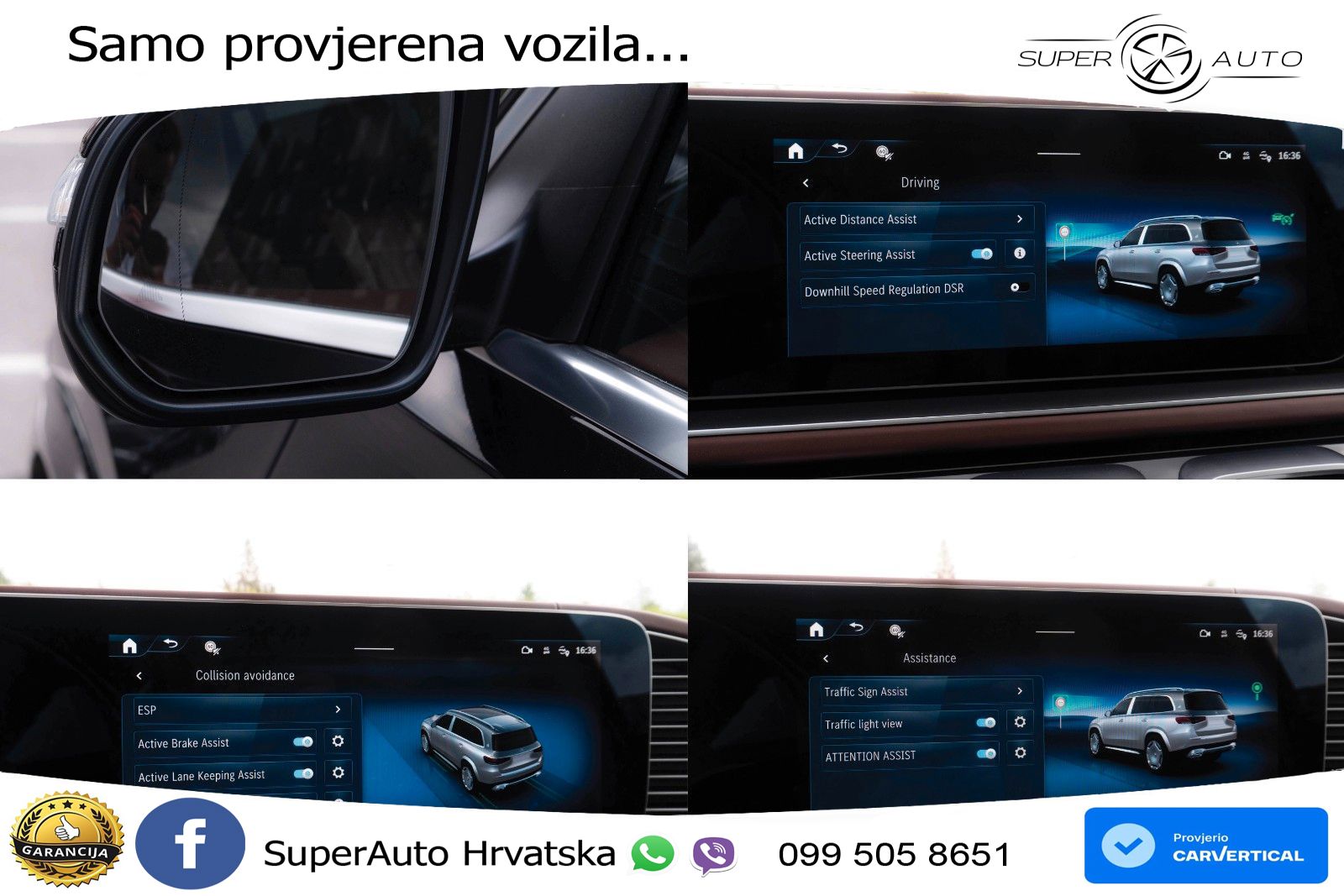 Mercedes Maybach GLS 600 V8 (557 KS) EQ Boost 4MATIC 9G-TRONIC ACC+HEAD+4xGR SJED+360+PANO