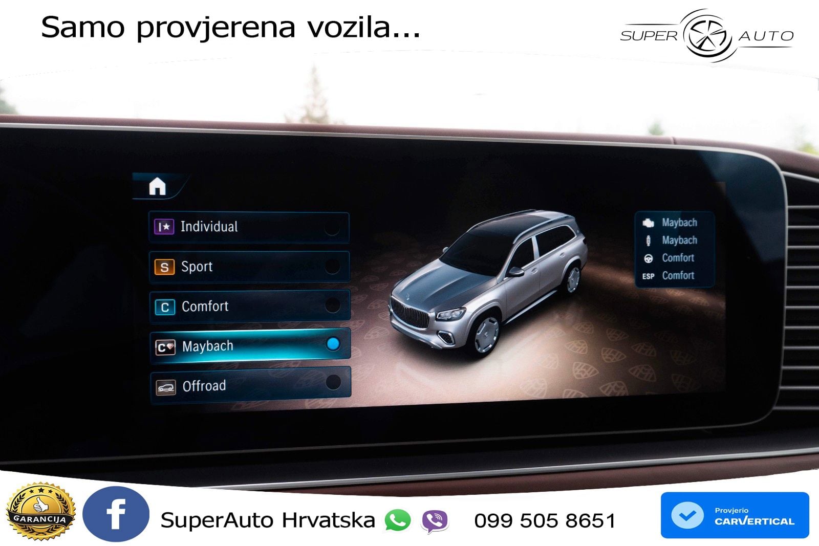 Mercedes Maybach GLS 600 V8 (557 KS) EQ Boost 4MATIC 9G-TRONIC ACC+HEAD+4xGR SJED+360+PANO