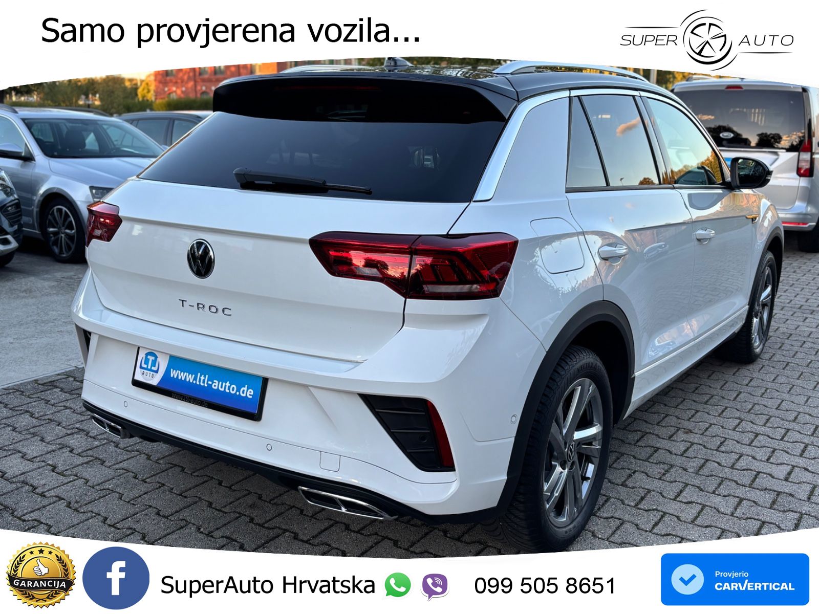 Volkswagen T-Roc 2.0 TDI (150 KS) DSG R-Line LED+GR SJED+ACC