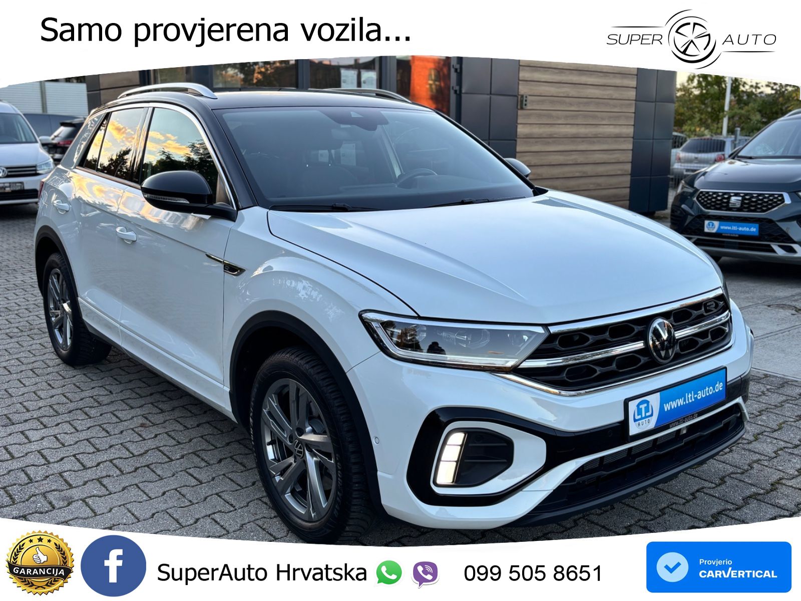 Volkswagen T-Roc 2.0 TDI (150 KS) DSG R-Line LED+GR SJED+ACC