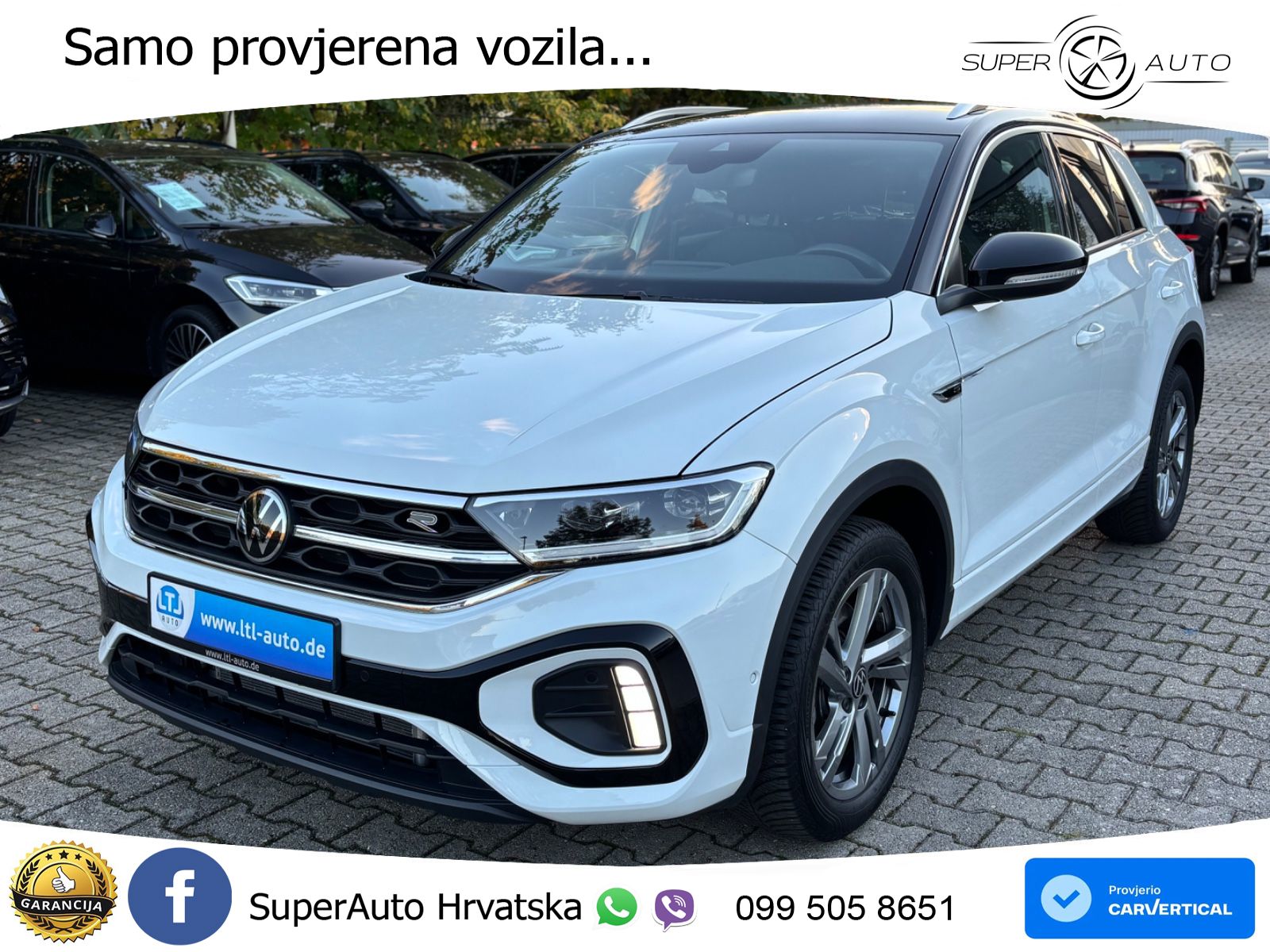 Volkswagen T-Roc 2.0 TDI (150 KS) DSG R-Line LED+GR SJED+ACC