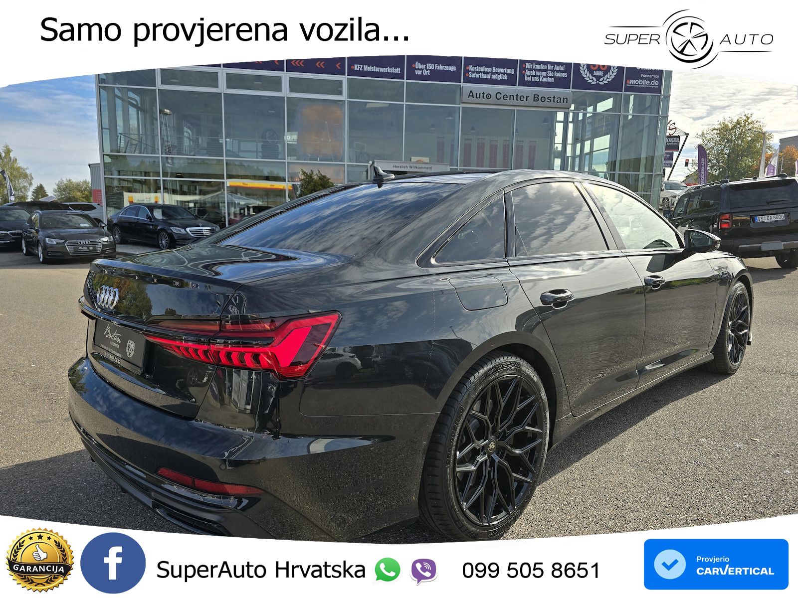 Audi A6 55 TFSI V6 (340 KS) quattro S tronic ZRAČNI+ACC+4xGR SJED+KAM