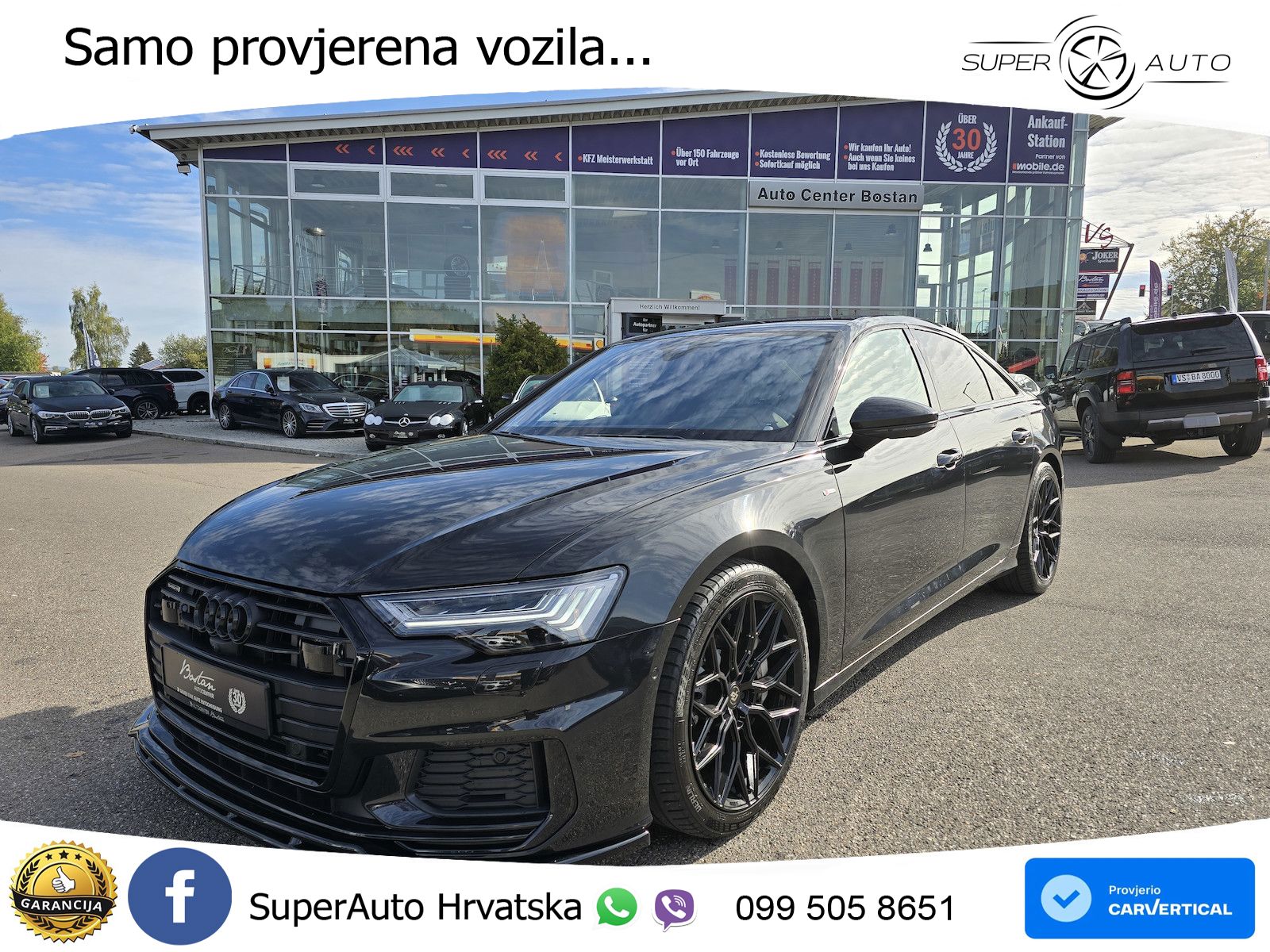 Audi A6 55 TFSI V6 (340 KS) quattro S tronic ZRAČNI+ACC+4xGR SJED+KAM