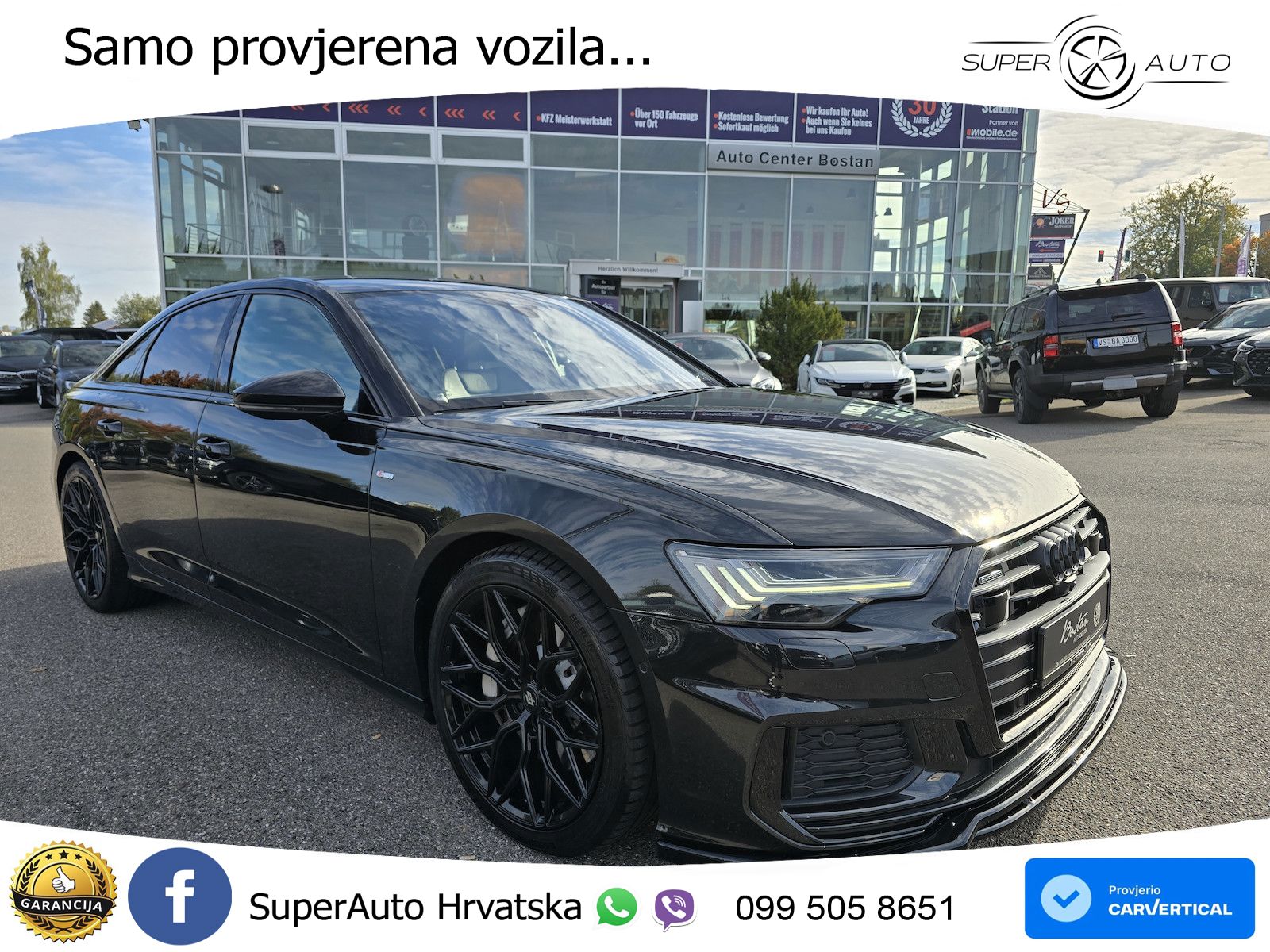 Audi A6 55 TFSI V6 (340 KS) quattro S tronic ZRAČNI+ACC+4xGR SJED+KAM
