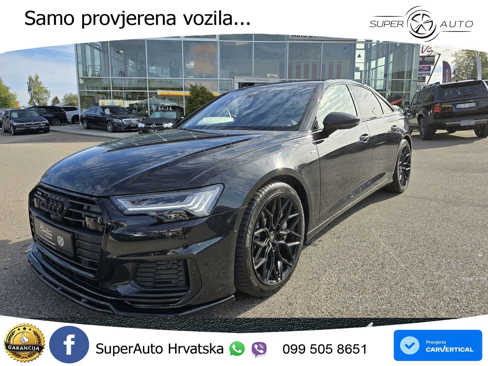 Audi A6 55 TFSI V6 (340 KS) quattro S tronic ZRAČNI+ACC+4xGR SJED+KAM