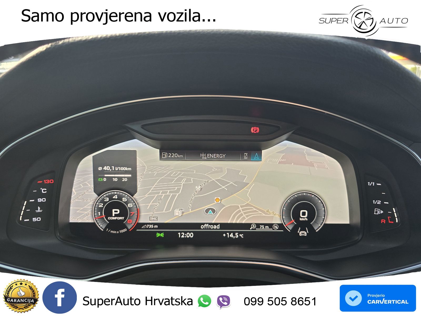 Audi A6 55 TFSI V6 (340 KS) quattro S tronic ZRAČNI+ACC+4xGR SJED+KAM
