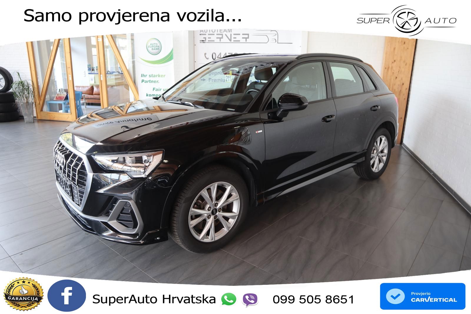 Audi Q3 40 TDI (200 KS) quattro S tronic S line LED+GR SJED+ACC