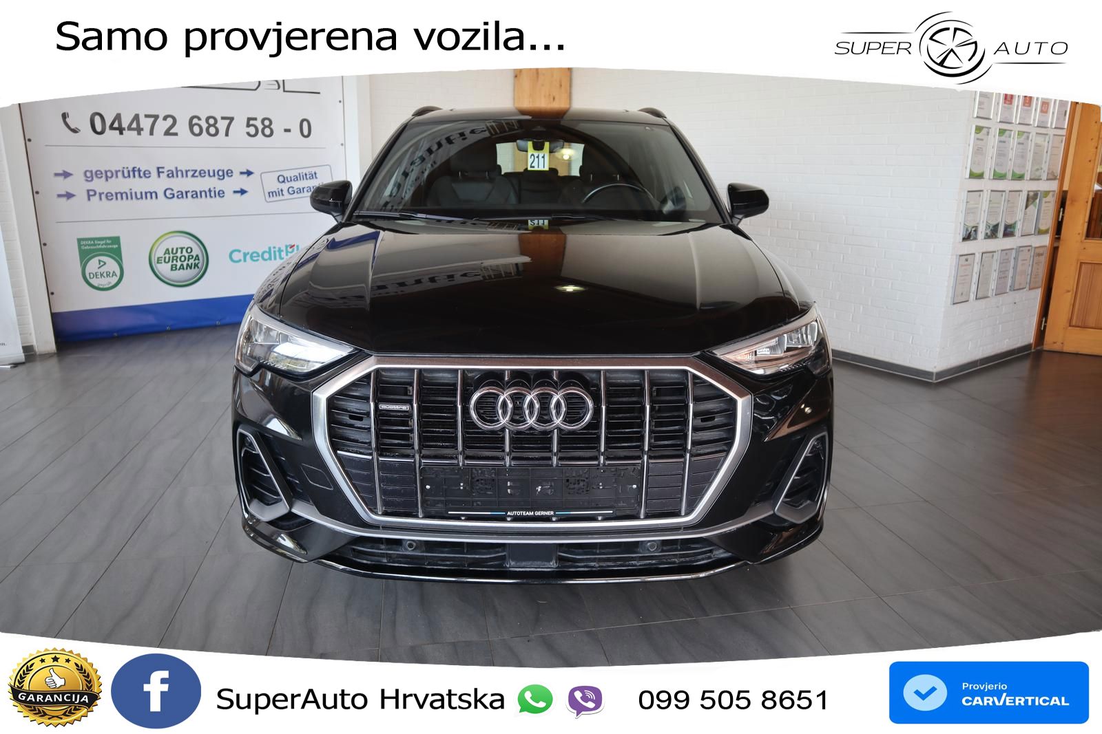 Audi Q3 40 TDI (200 KS) quattro S tronic S line LED+GR SJED+ACC