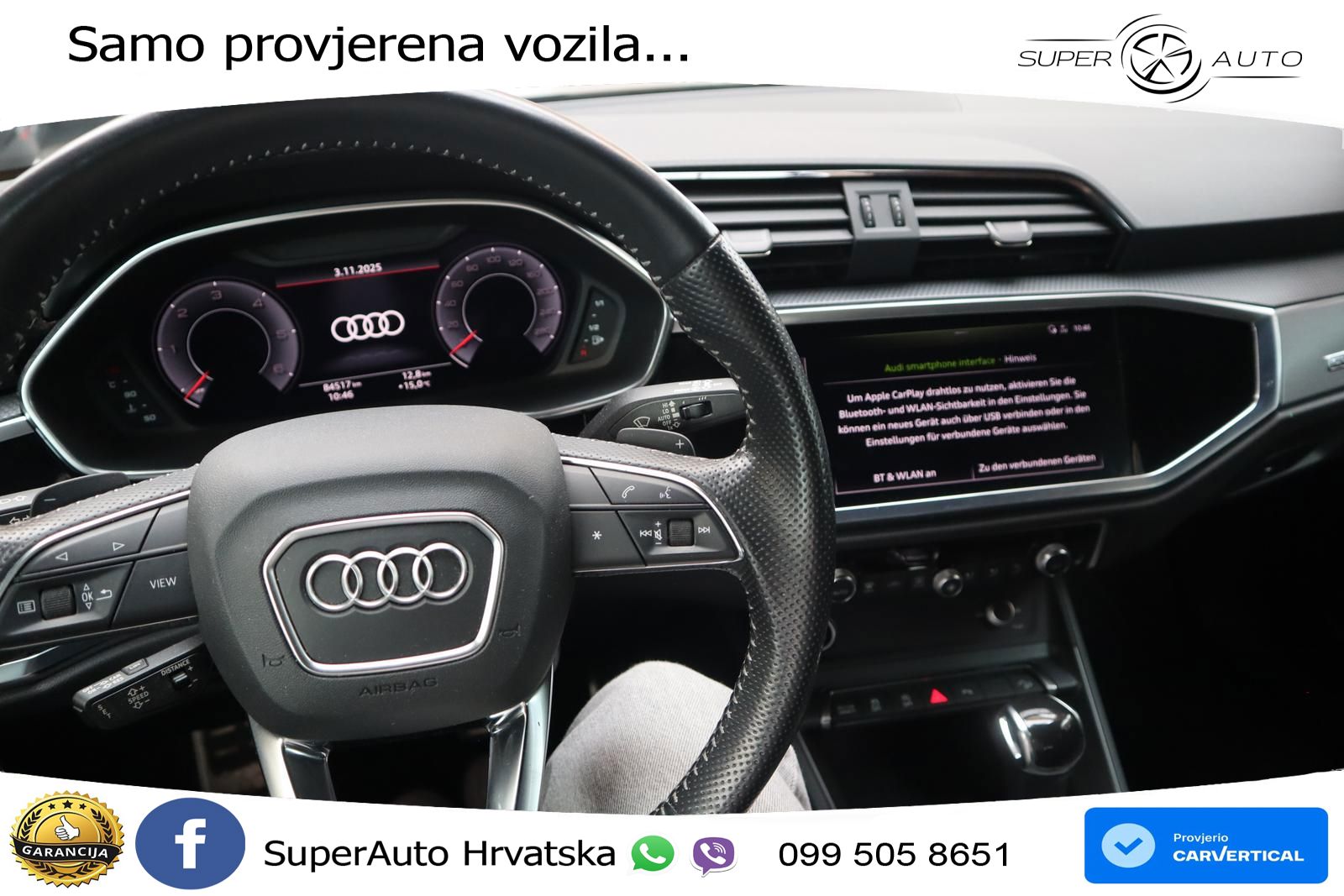 Audi Q3 40 TDI (200 KS) quattro S tronic S line LED+GR SJED+ACC