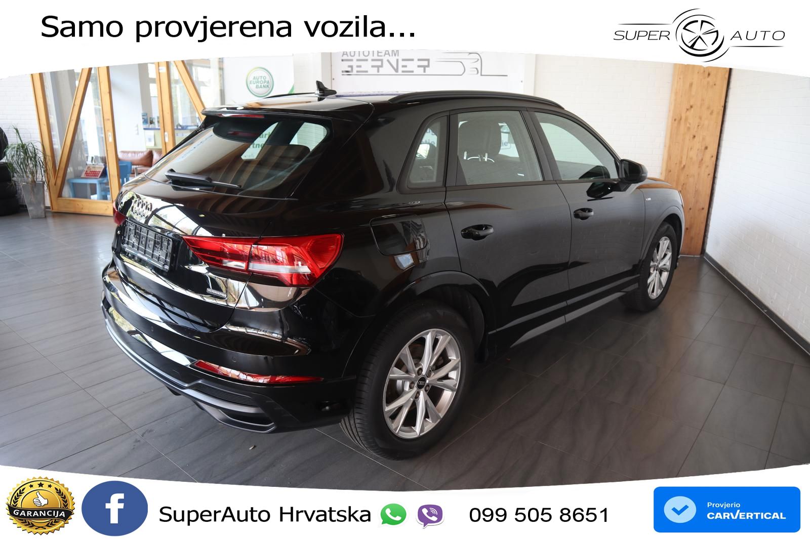 Audi Q3 40 TDI (200 KS) quattro S tronic S line LED+GR SJED+ACC
