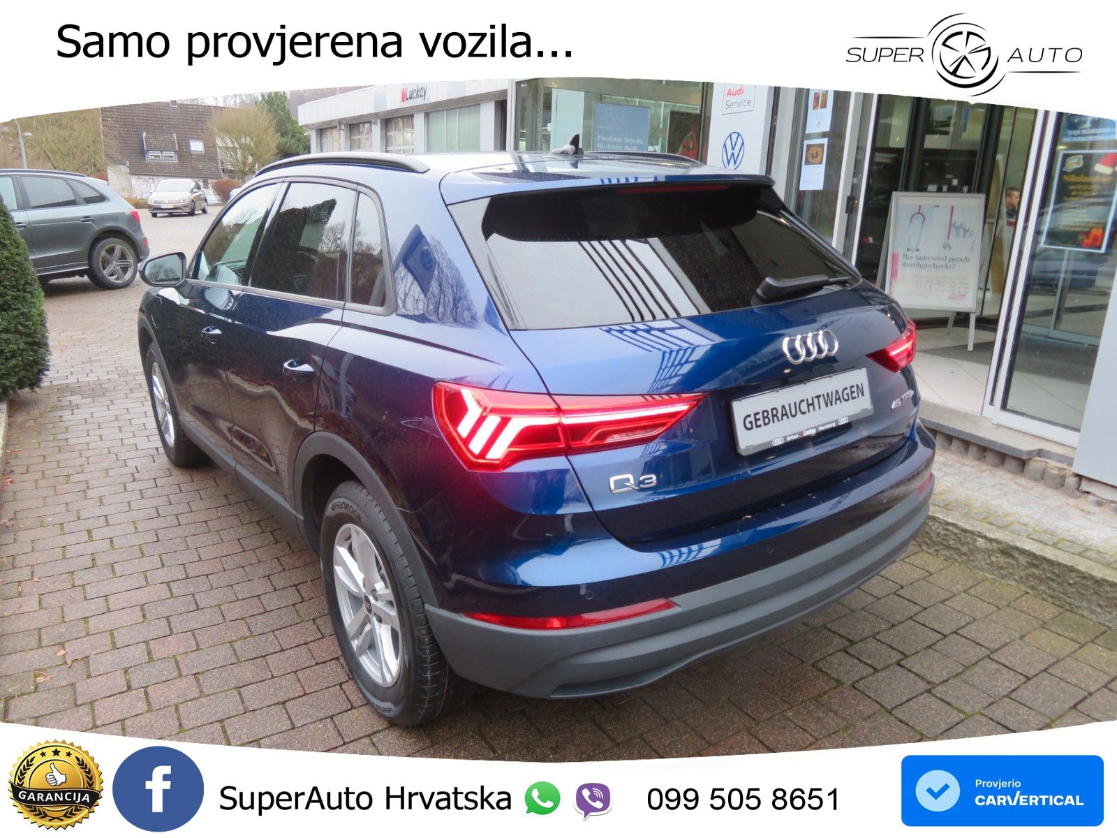 Audi Q3 45 TFSIe (245 KS) S tronic S line LED+GR SJED+ACC