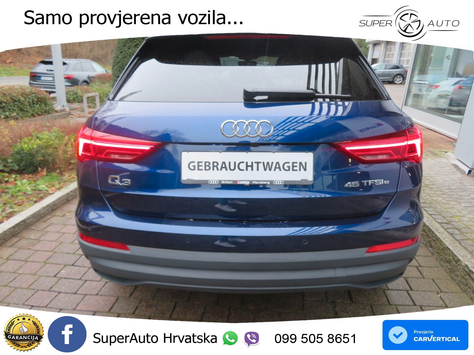 Audi Q3 45 TFSIe (245 KS) S tronic S line LED+GR SJED+ACC