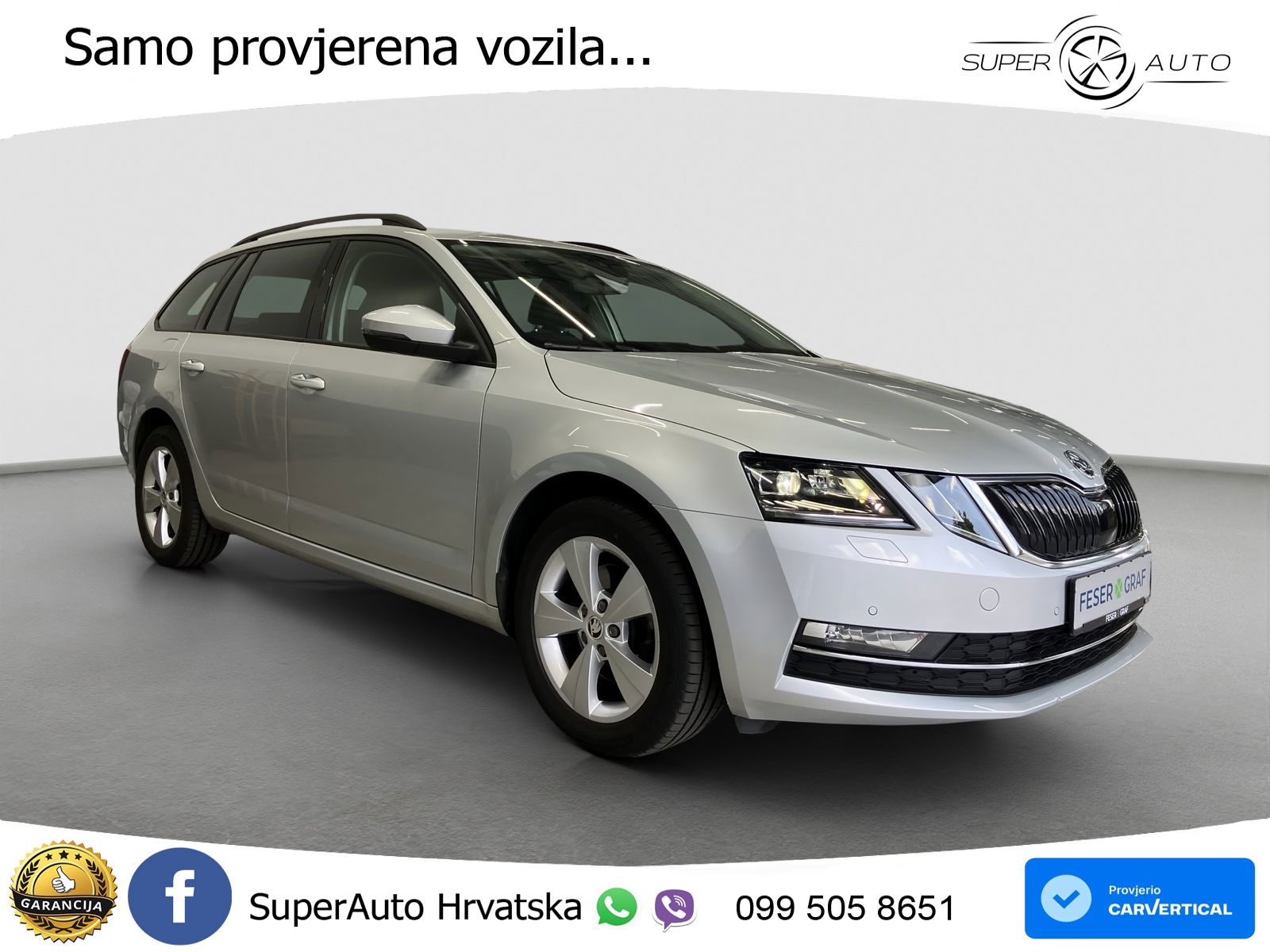 Škoda Octavia Combi 2.0 TDI (150 KS) DSG LED+GR SJED+ACC