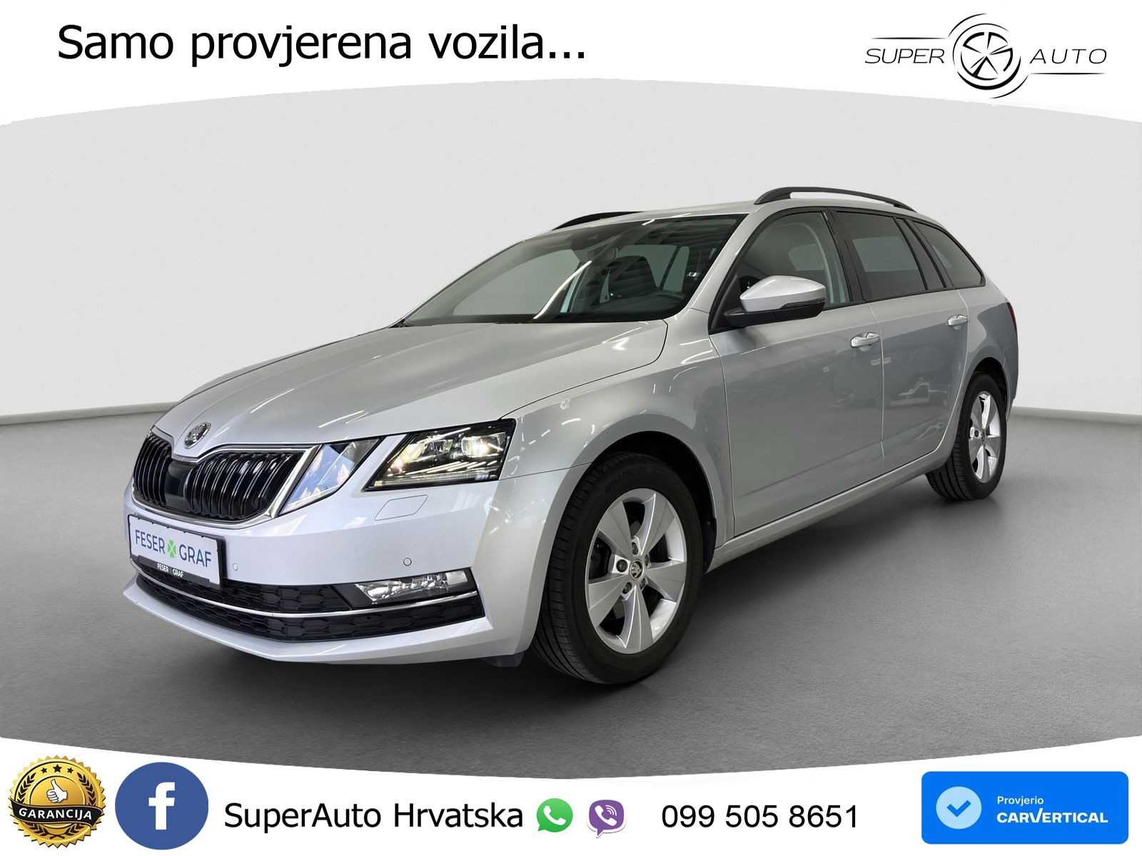 Škoda Octavia Combi 2.0 TDI (150 KS) DSG LED+GR SJED+ACC