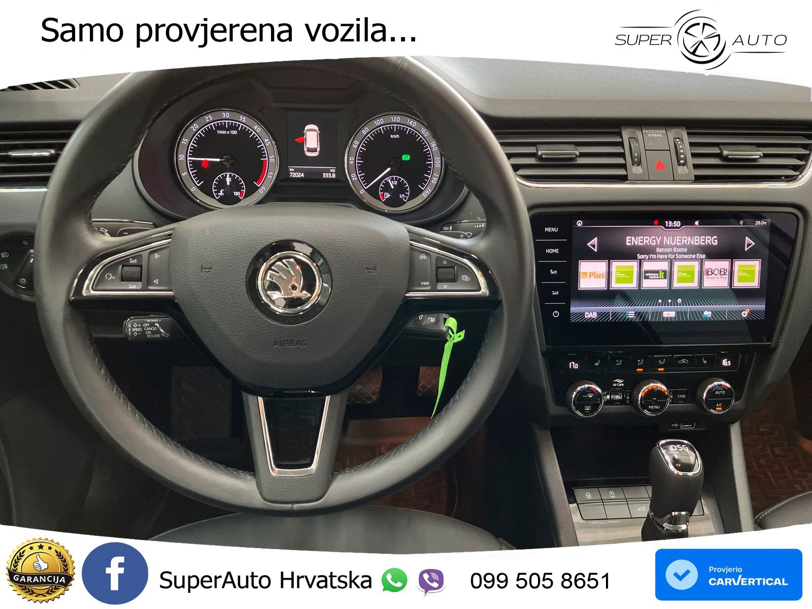 Škoda Octavia Combi 2.0 TDI (150 KS) DSG LED+GR SJED+ACC