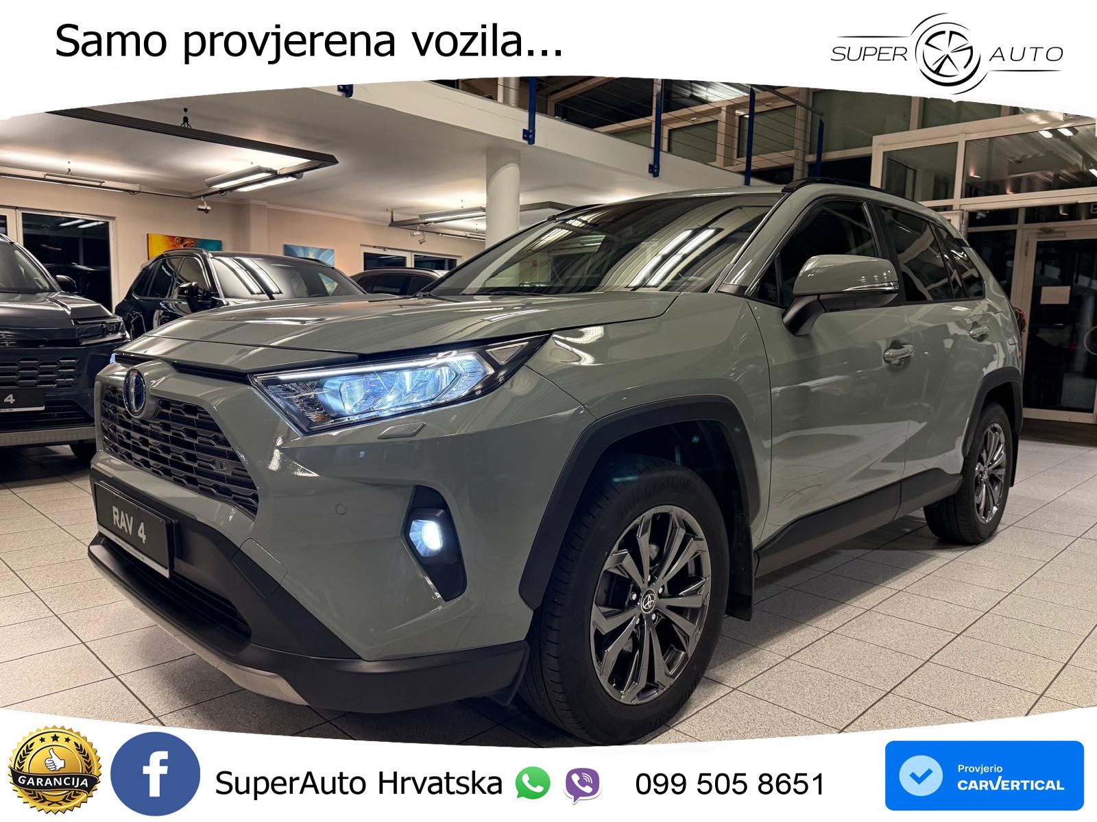Toyota RAV4 2.5 (222 KS) Hybrid AWD-i eCVT LED+GR SJED+ACC