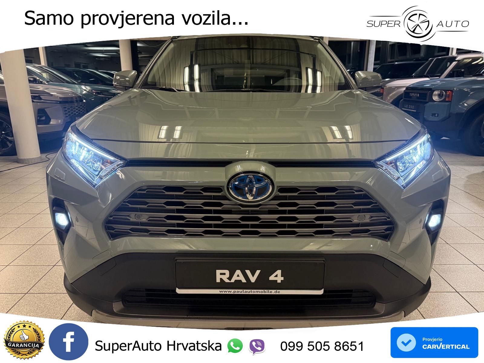 Toyota RAV4 2.5 (222 KS) Hybrid AWD-i eCVT LED+GR SJED+ACC