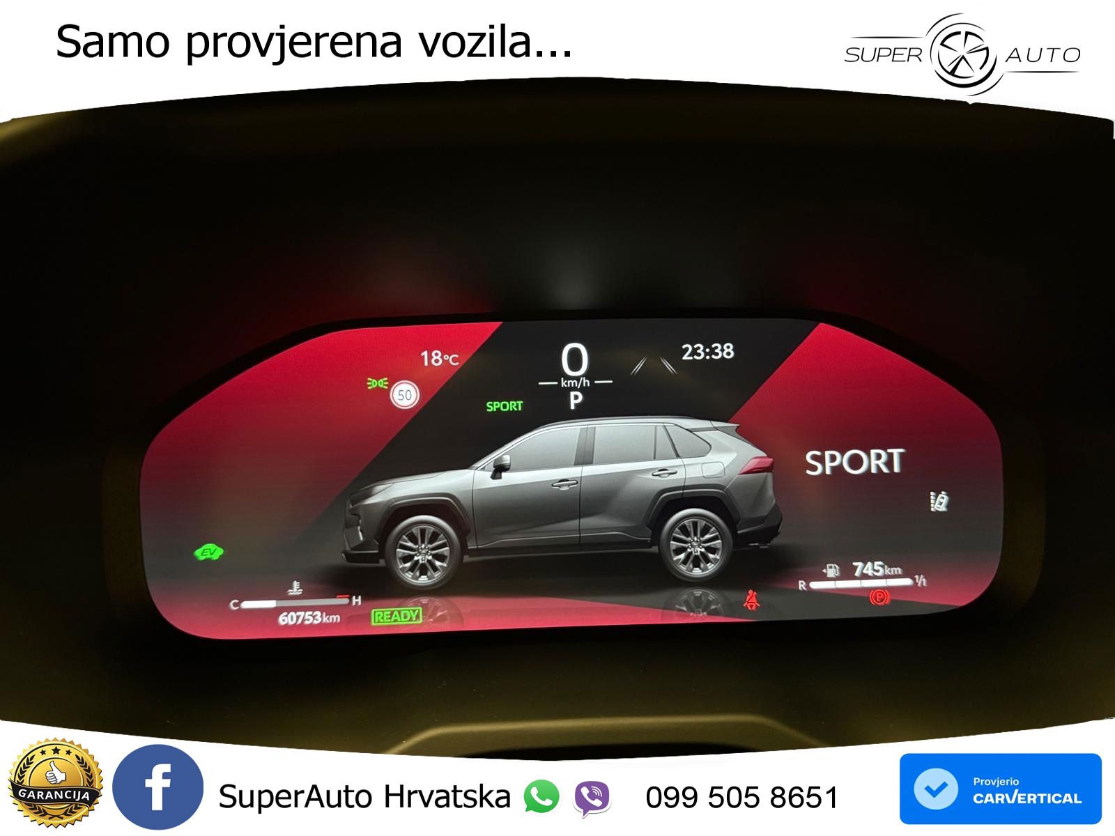 Toyota RAV4 2.5 (222 KS) Hybrid AWD-i eCVT LED+GR SJED+ACC