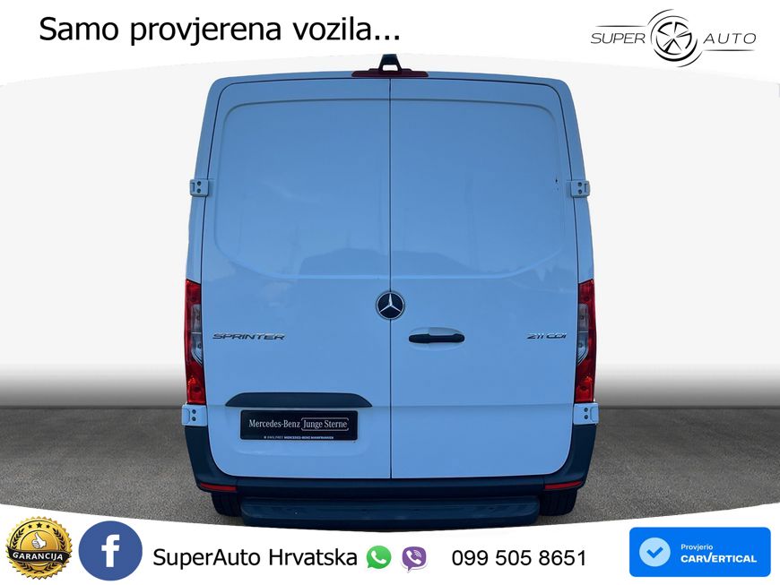 Mercedes-Benz 211 CDI Sprinter Standard VA (OM654) 114 KS