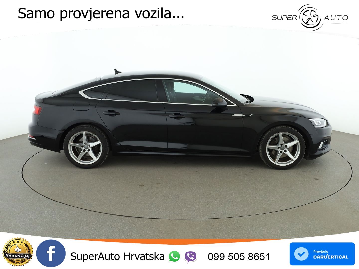 Audi A5 Sportback 40 TFSI (190 KS) S tronic LED+GR SJED+ACC