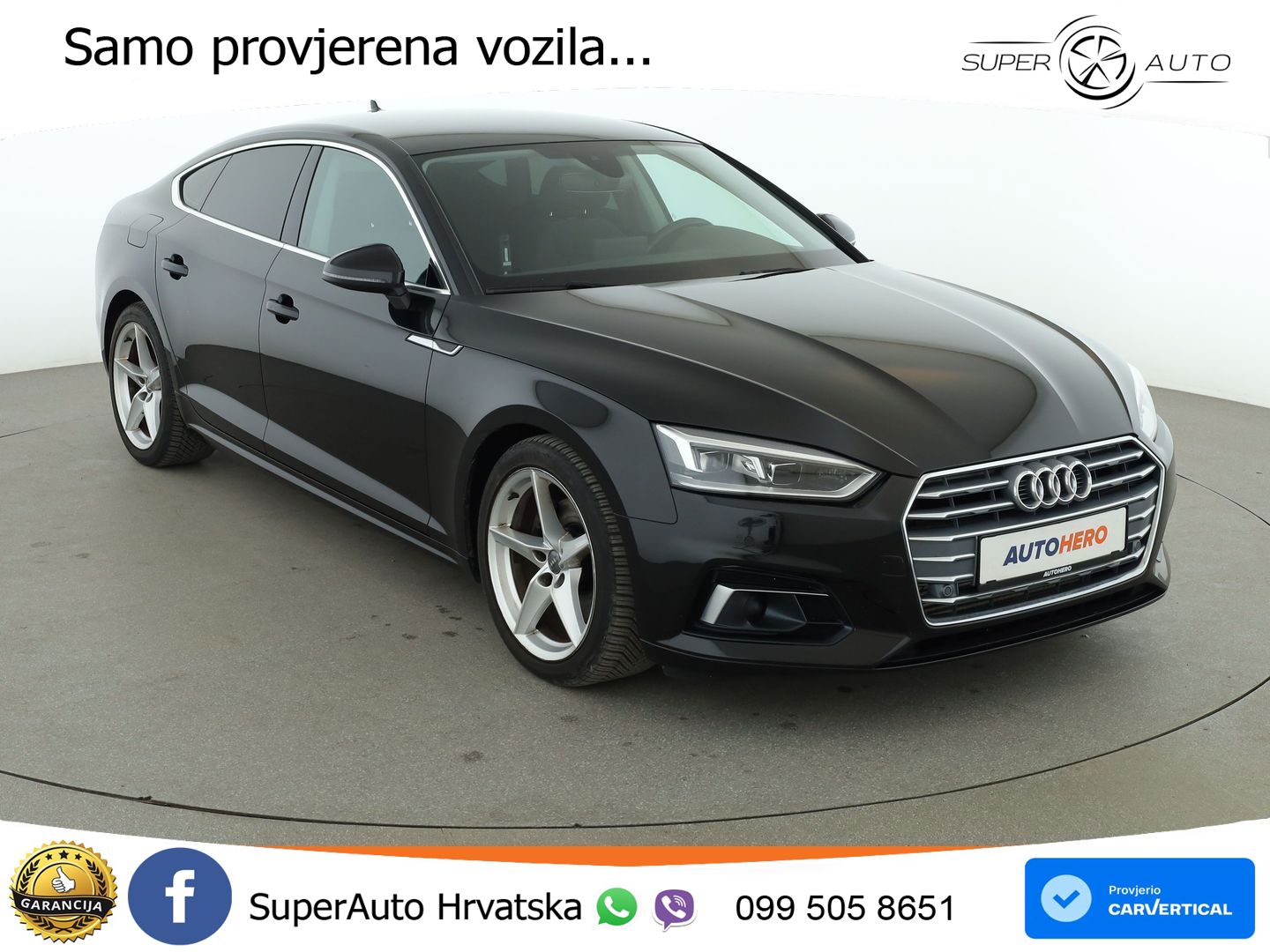 Audi A5 Sportback 40 TFSI (190 KS) S tronic LED+GR SJED+ACC