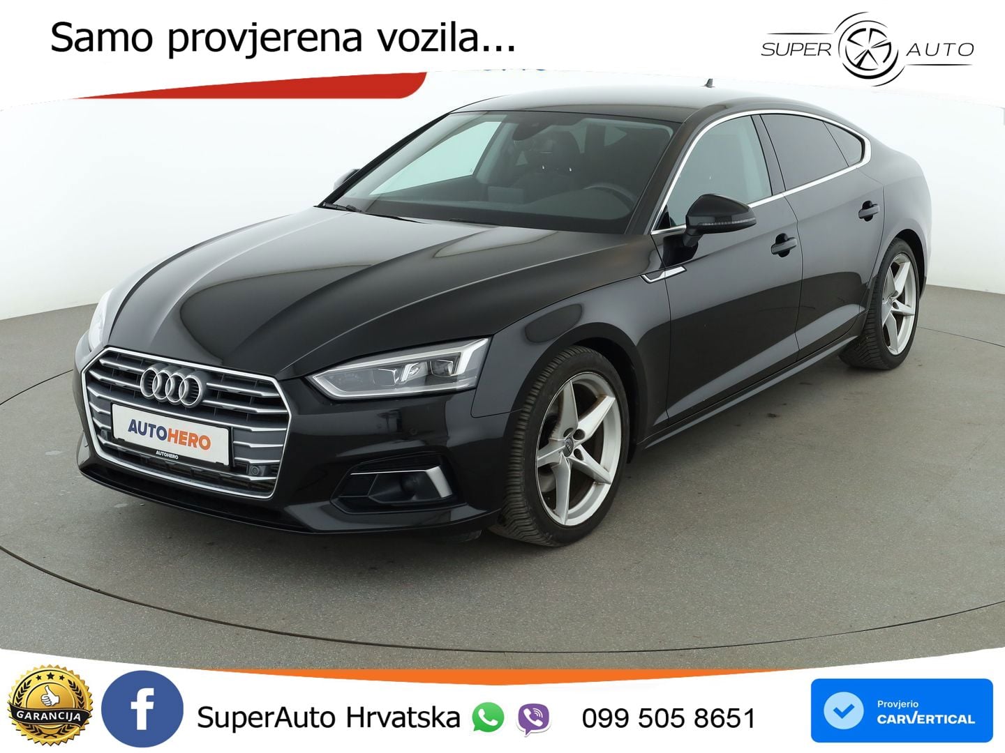 Audi A5 Sportback 40 TFSI (190 KS) S tronic LED+GR SJED+ACC