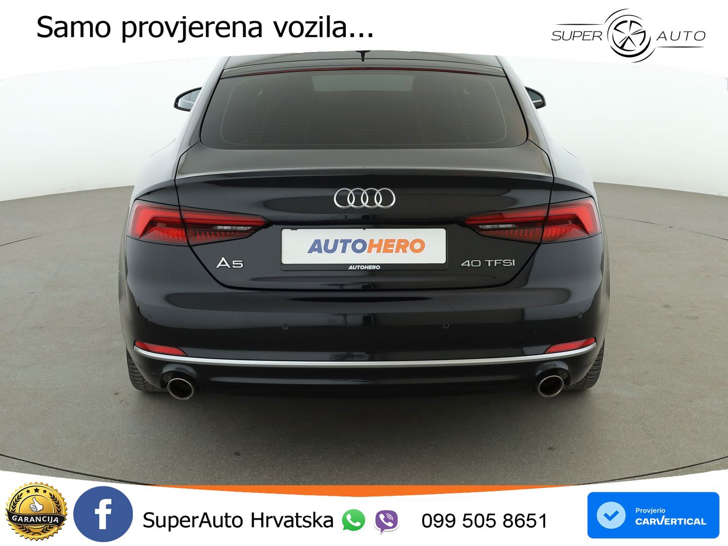 Audi A5 Sportback 40 TFSI (190 KS) S tronic LED+GR SJED+ACC