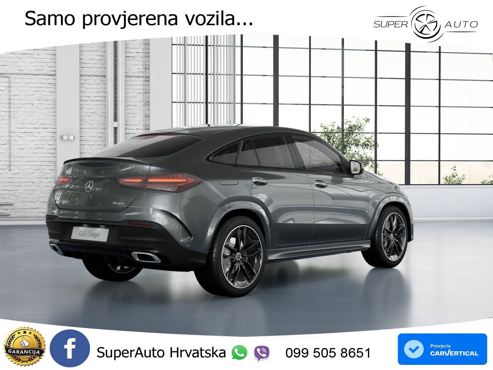 Mercedes GLE Coupe 400e (381 KS) 4MATIC 9G-TRONIC AMG LED+GR SJED+ACC