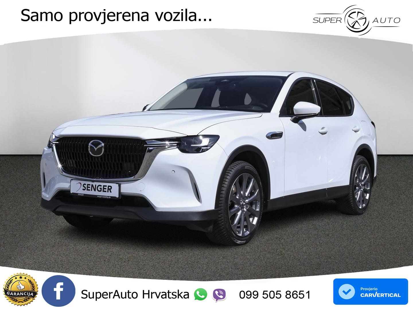 Mazda CX-60 2.5 e-Skyactiv (328 KS) AWD Automatic LED+GR SJED+ACC