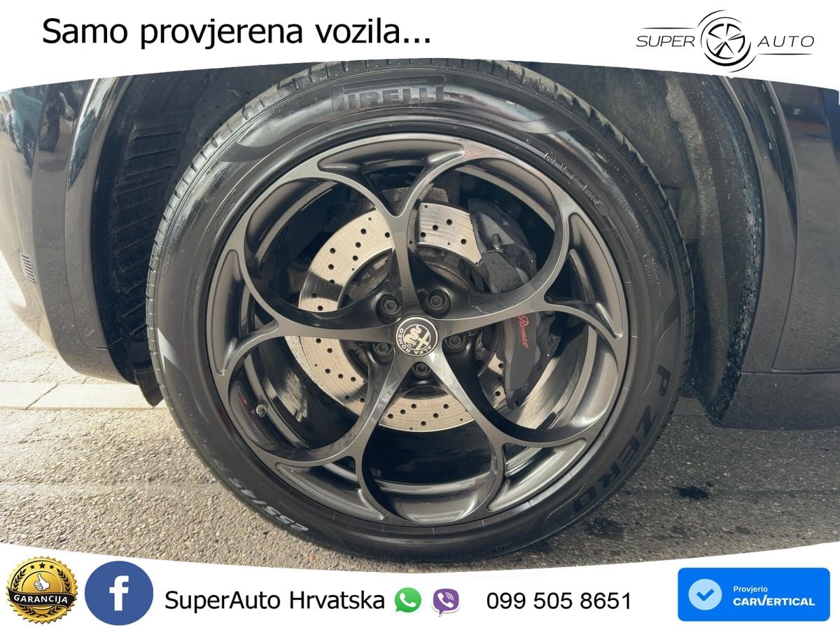 Alfa Romeo Stelvio Quadrifoglio 2.9 V6 Bi-Turbo (520 KS) Q4 Automatic LED+GR SJED+ACC