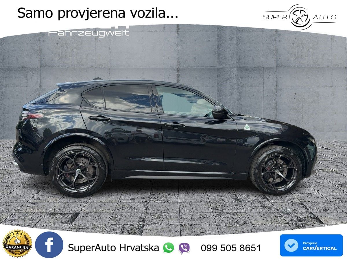 Alfa Romeo Stelvio Quadrifoglio 2.9 V6 Bi-Turbo (520 KS) Q4 Automatic LED+GR SJED+ACC