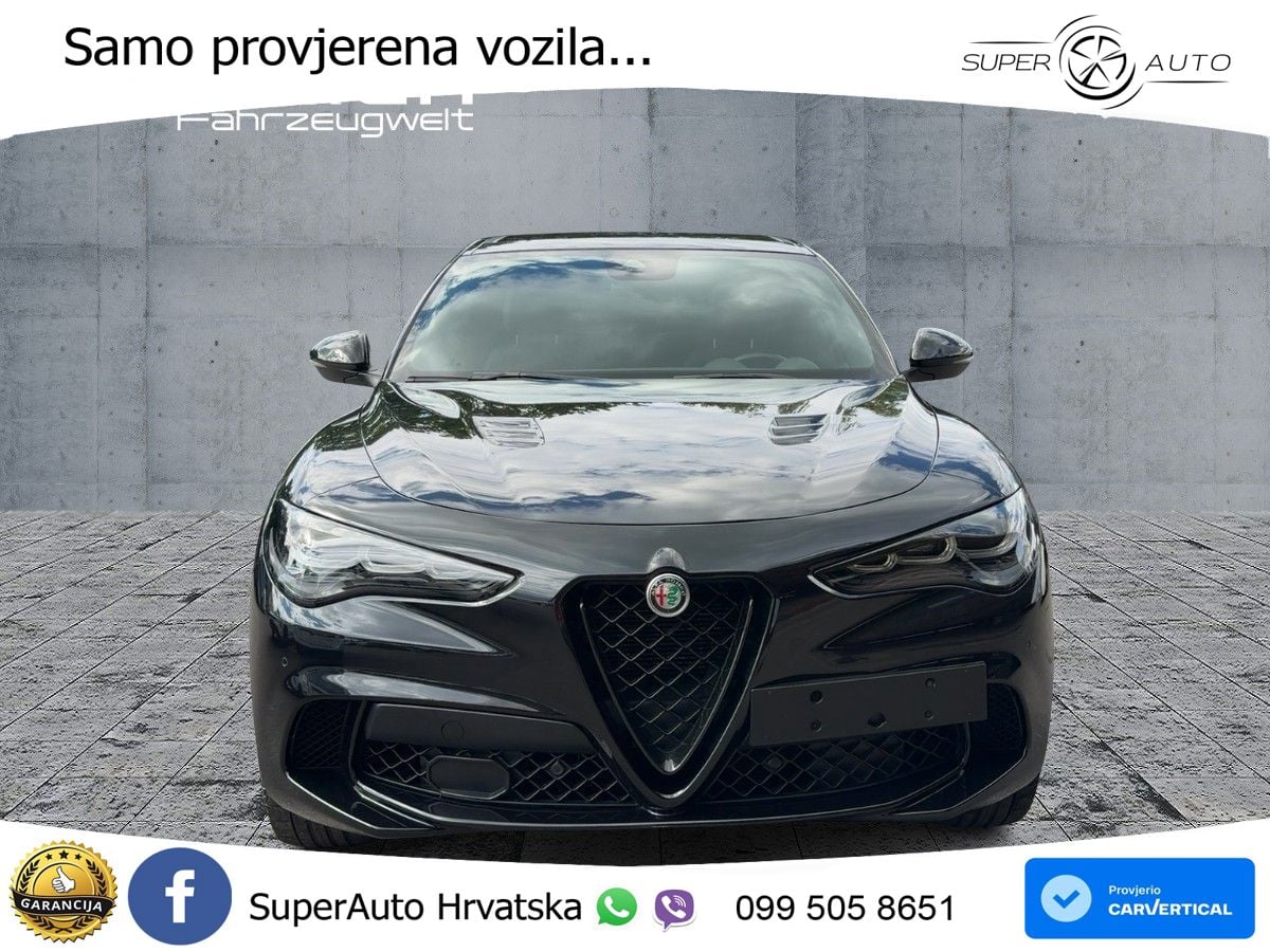 Alfa Romeo Stelvio Quadrifoglio 2.9 V6 Bi-Turbo (520 KS) Q4 Automatic LED+GR SJED+ACC