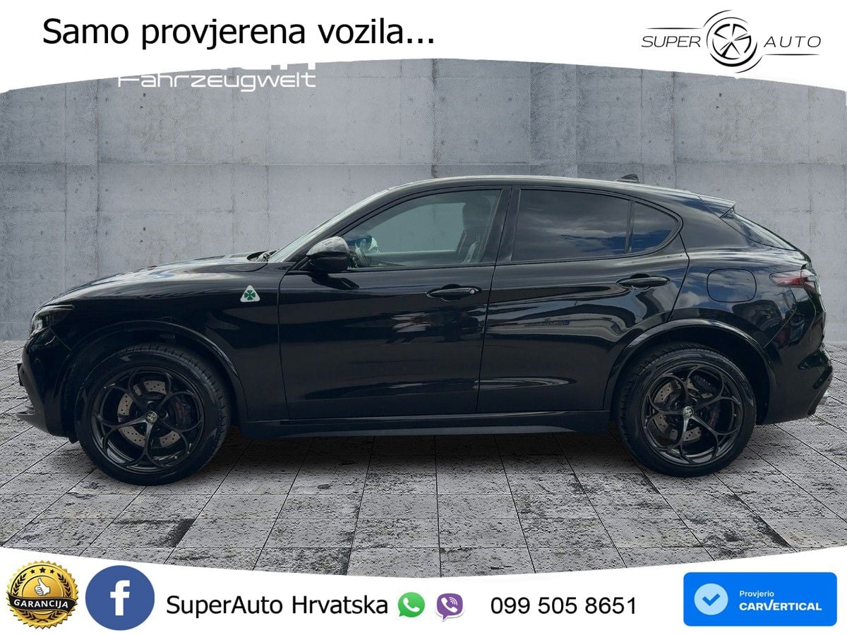 Alfa Romeo Stelvio Quadrifoglio 2.9 V6 Bi-Turbo (520 KS) Q4 Automatic LED+GR SJED+ACC