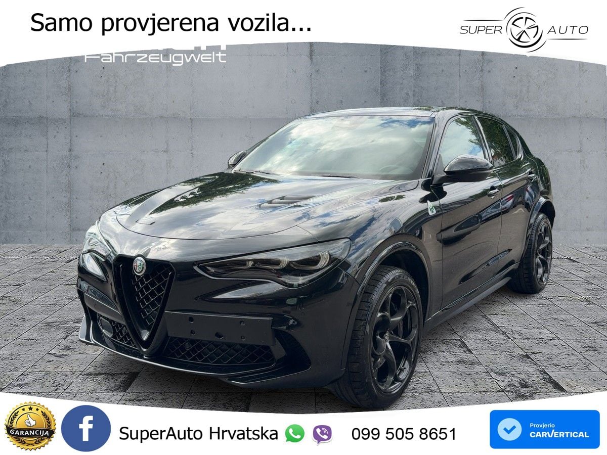 Alfa Romeo Stelvio Quadrifoglio 2.9 V6 Bi-Turbo (520 KS) Q4 Automatic LED+GR SJED+ACC