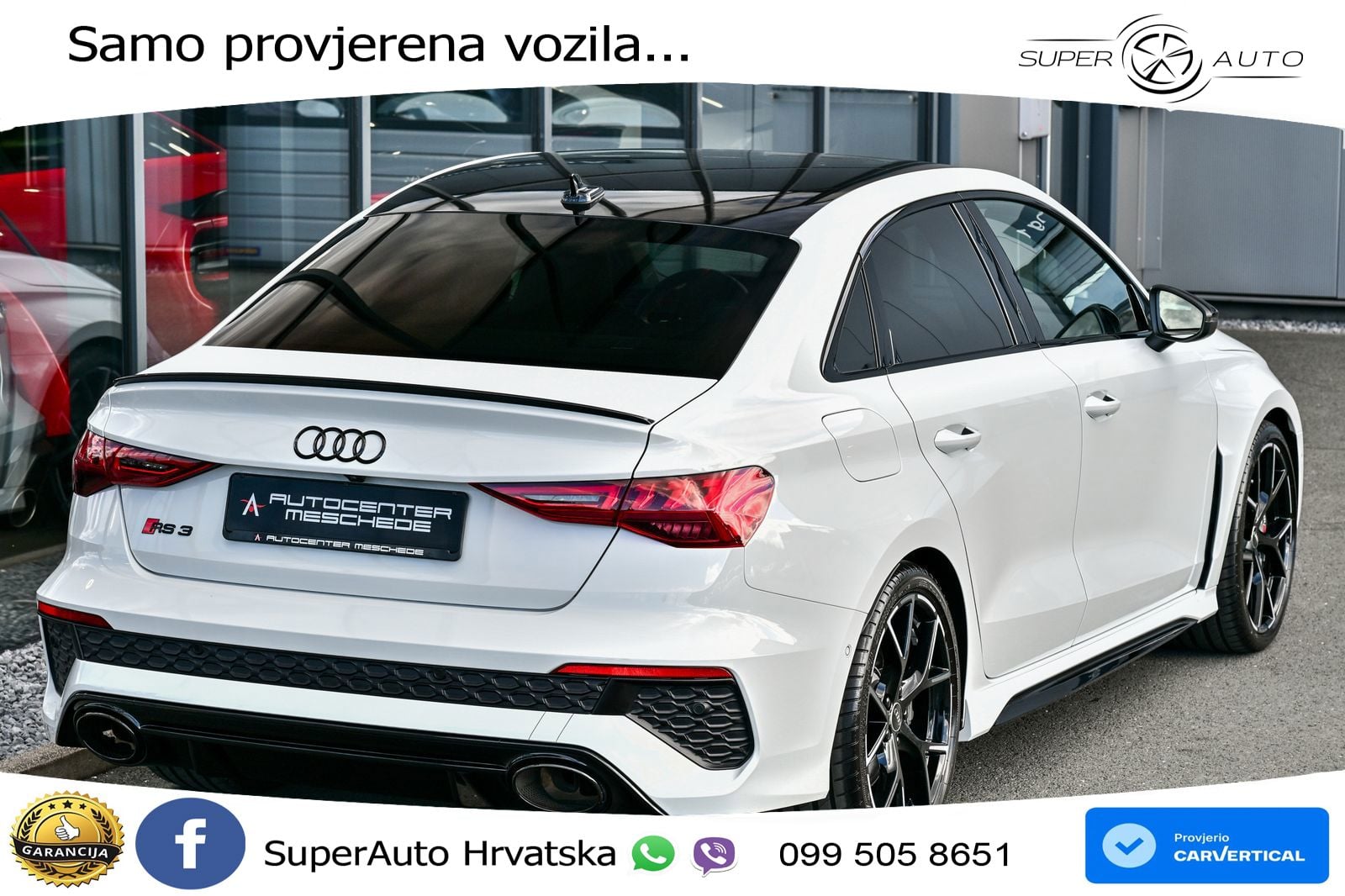 Audi RS3 Sedan 2.5 TFSI (400 KS) quattro S tronic MATRIX+GR SJED+KAM