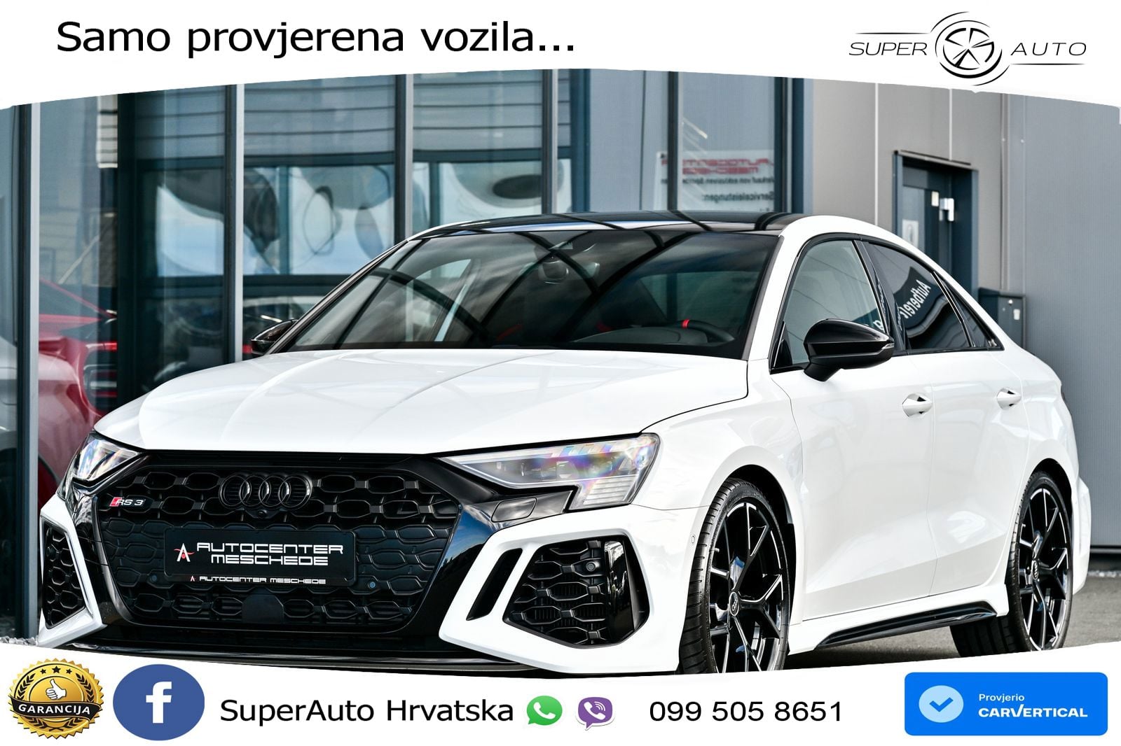 Audi RS3 Sedan 2.5 TFSI (400 KS) quattro S tronic MATRIX+GR SJED+KAM