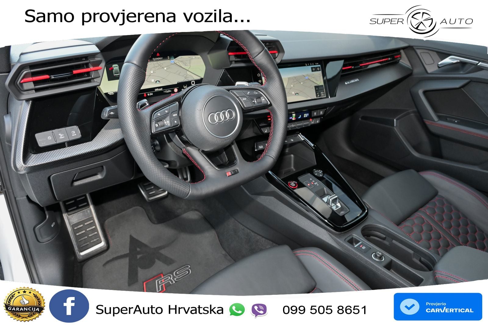 Audi RS3 Sedan 2.5 TFSI (400 KS) quattro S tronic MATRIX+GR SJED+KAM