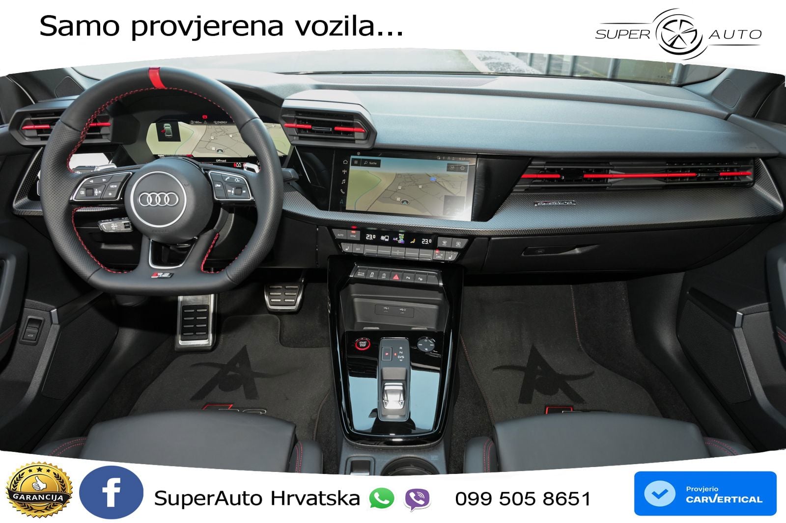 Audi RS3 Sedan 2.5 TFSI (400 KS) quattro S tronic MATRIX+GR SJED+KAM