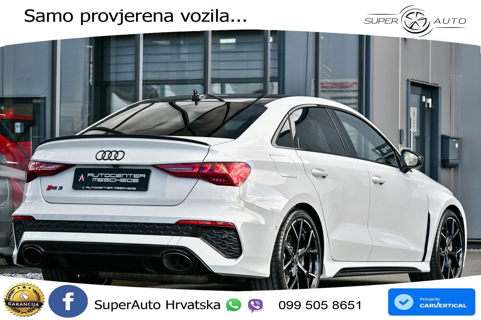 Audi RS3 Sedan 2.5 TFSI (400 KS) quattro S tronic MATRIX+GR SJED+KAM