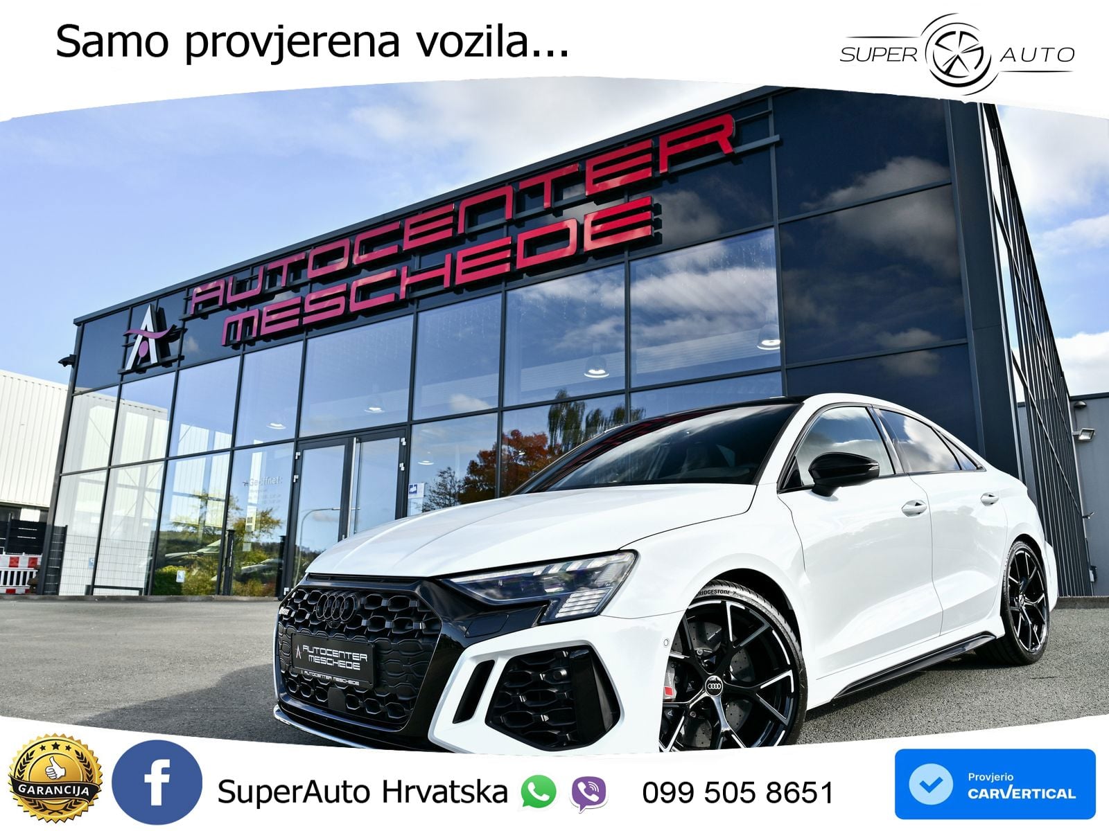Audi RS3 Sedan 2.5 TFSI (400 KS) quattro S tronic MATRIX+GR SJED+KAM