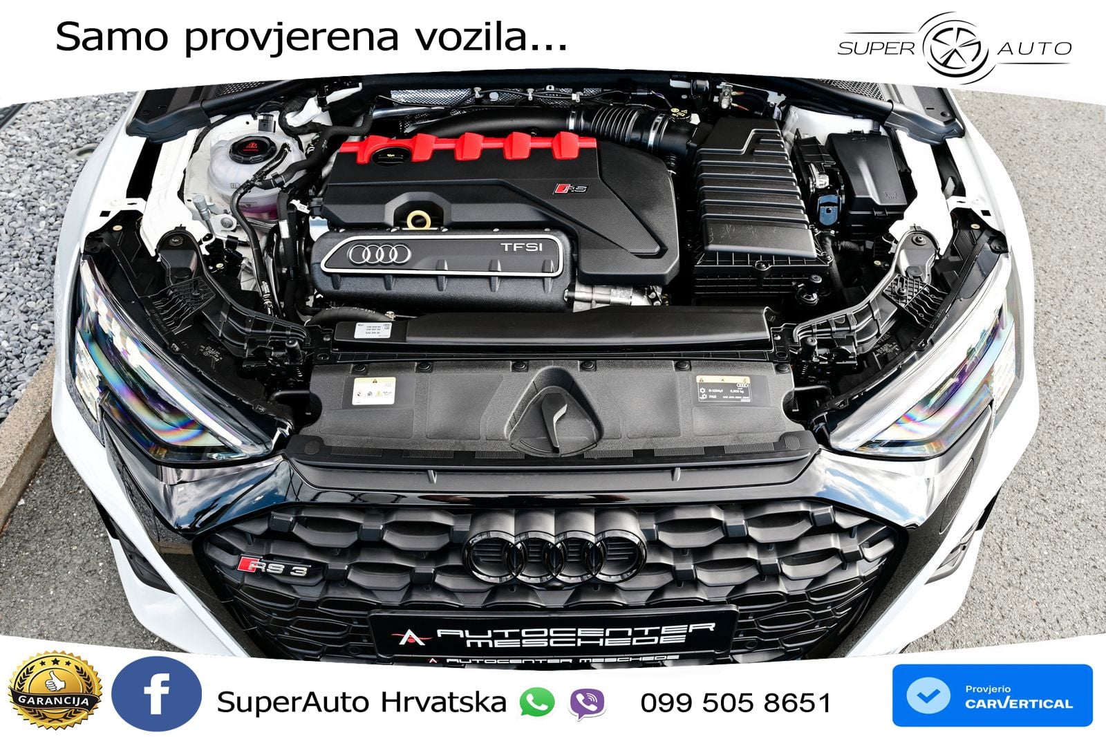 Audi RS3 Sedan 2.5 TFSI (400 KS) quattro S tronic MATRIX+GR SJED+KAM