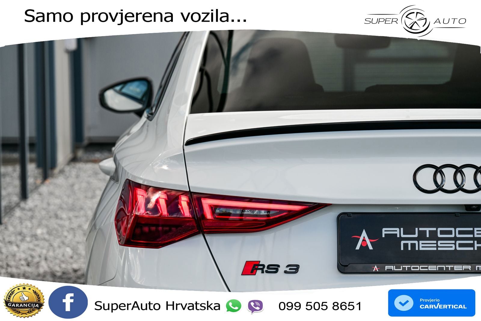 Audi RS3 Sedan 2.5 TFSI (400 KS) quattro S tronic MATRIX+GR SJED+KAM