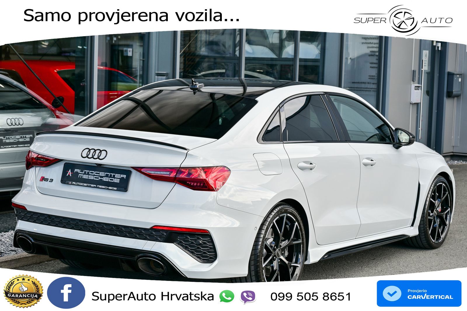 Audi RS3 Sedan 2.5 TFSI (400 KS) quattro S tronic MATRIX+GR SJED+KAM